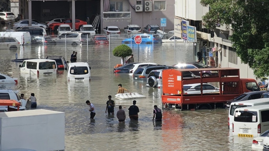 Dubai airport gripped by major disruption as unprecedented rains continue to batter Gulf