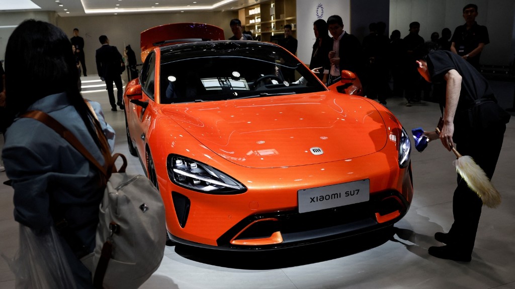 Xiaomi locks in over 75,000 orders for SU7 car, targets over 10,000 deliveries in June